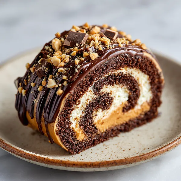 Chocolate Peanut Butter Roll