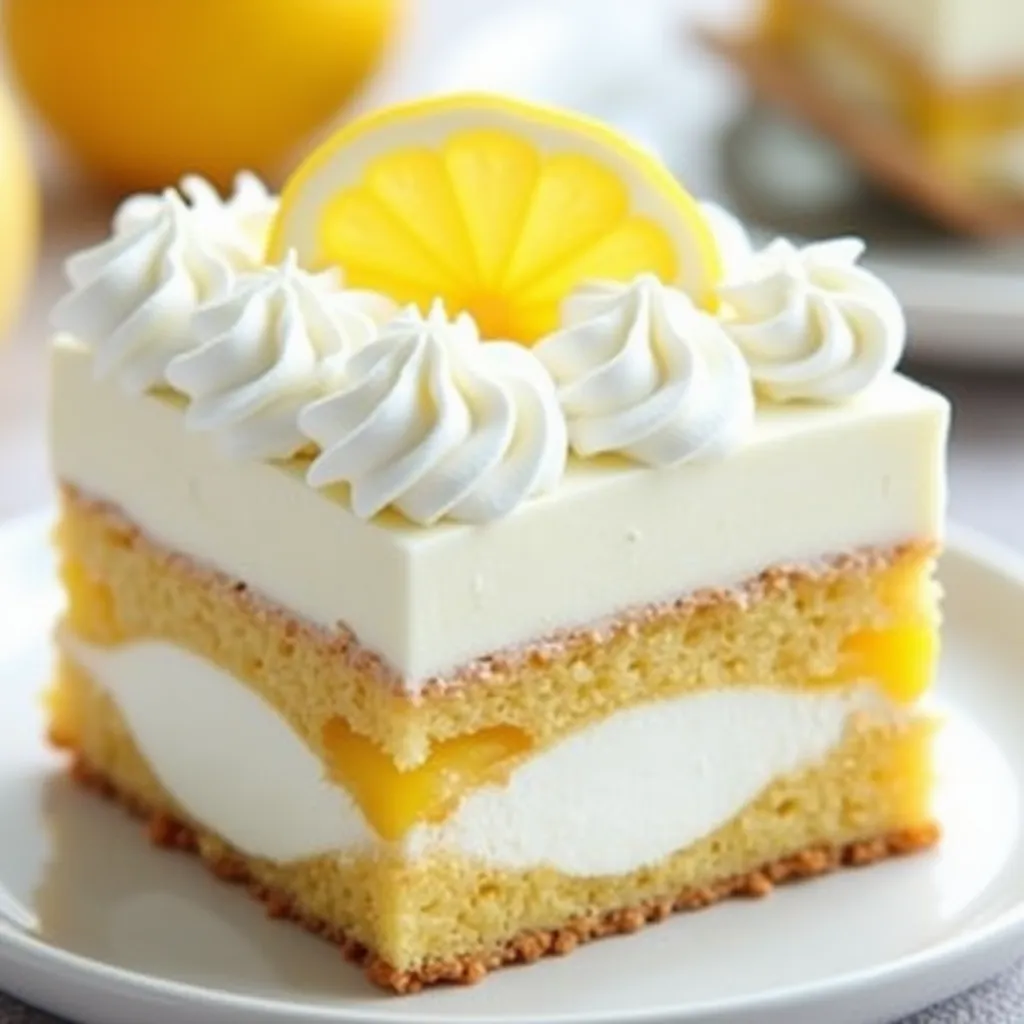 Lemon Cloud Squares