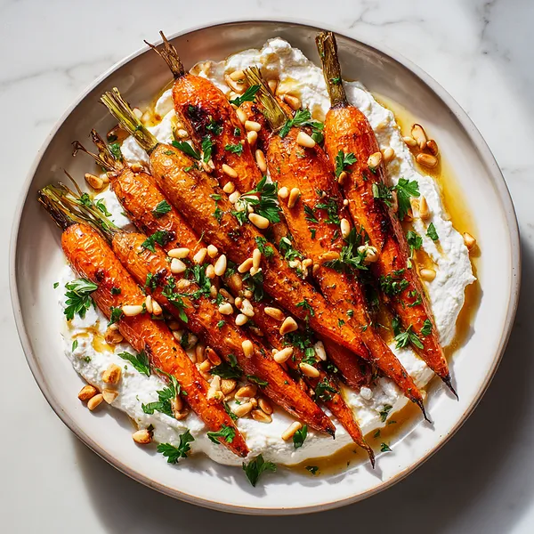 Roasted Carrots Ricotta