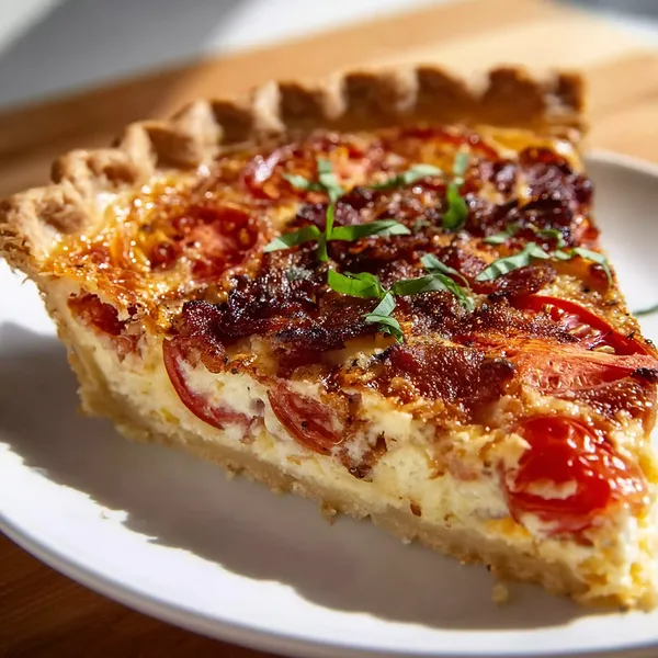 Tomato Cheese Quiche