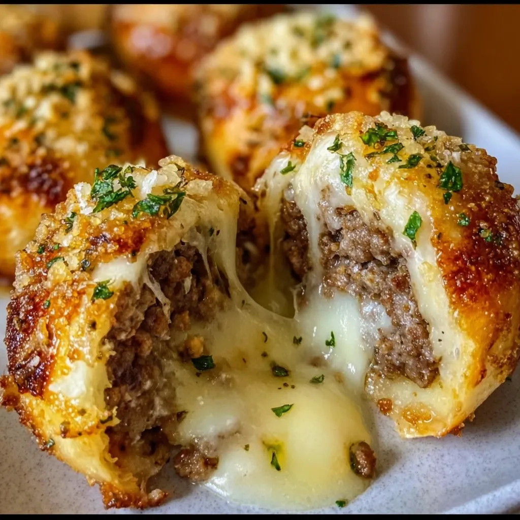 Cheeseburger Bombs