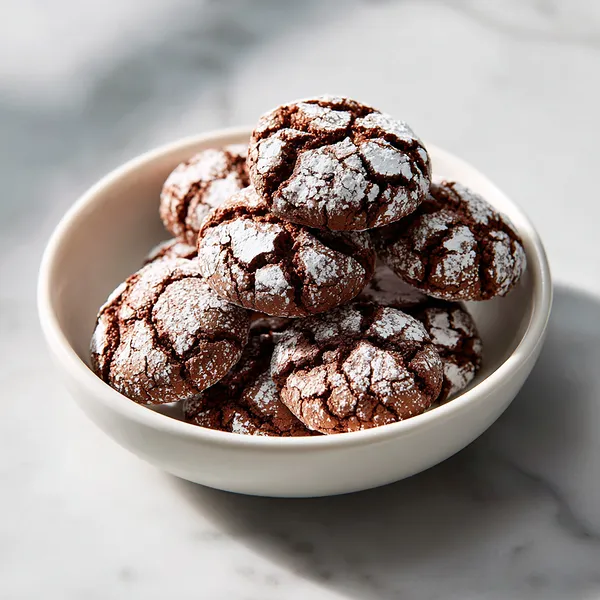 Chocolate Crinkle Cookies