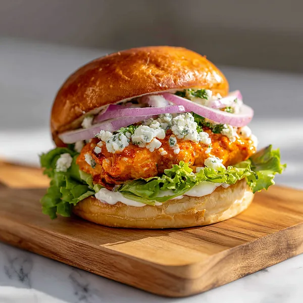 Buffalo Chicken Burgers