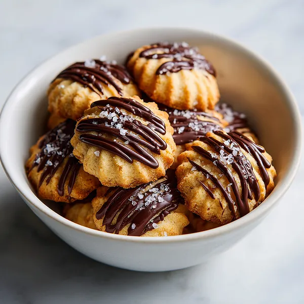 Chocolate Drizzled Cookies