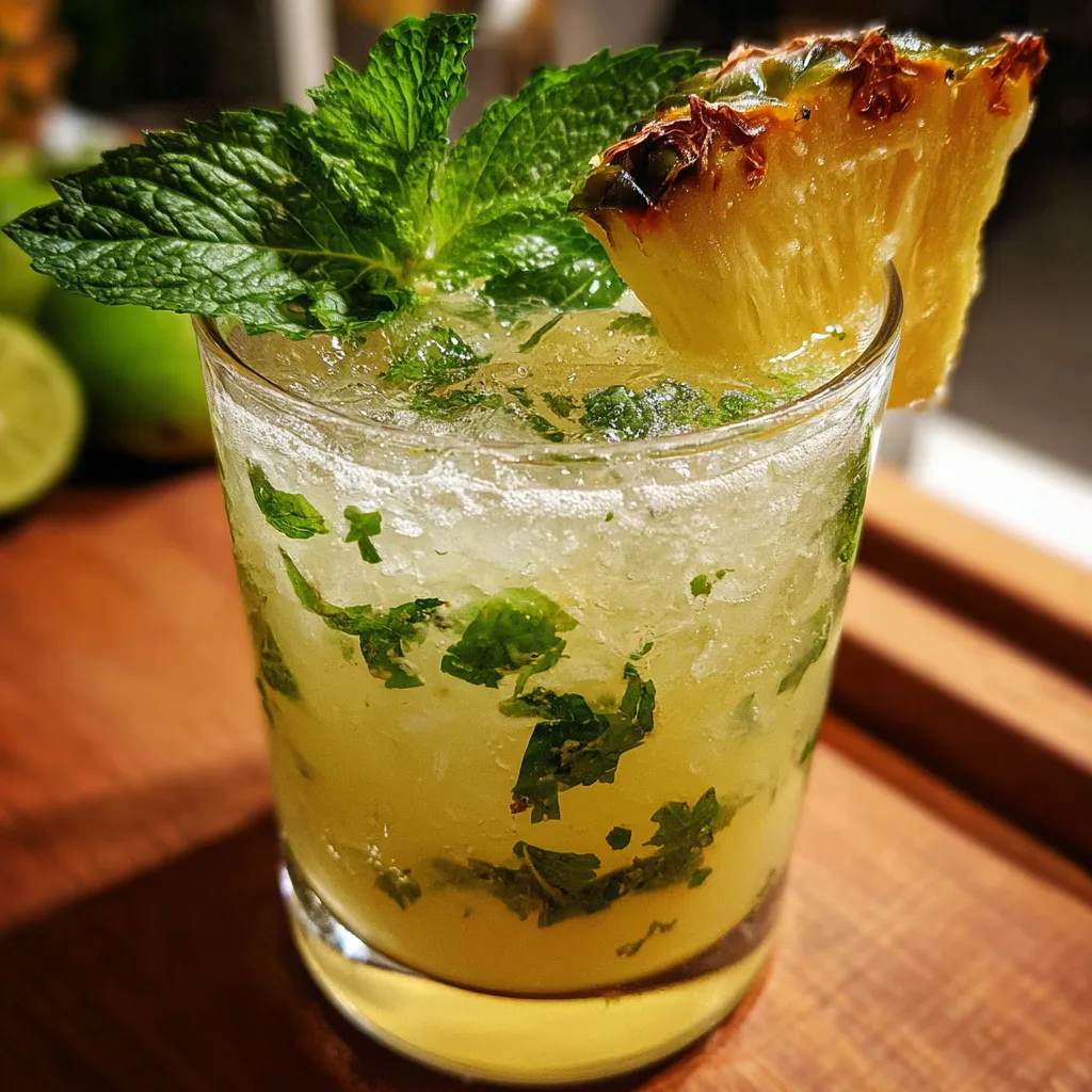 Pineapple Coconut Mojito