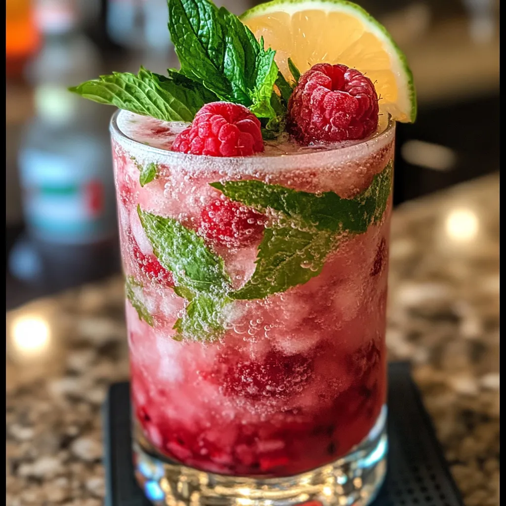 Refreshing tropical cocktail with coconut rim and lime wedge garnish