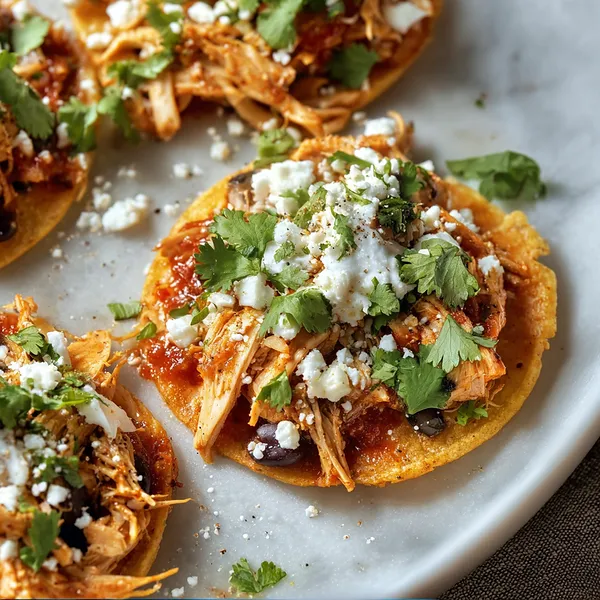 Chicken Tostadas