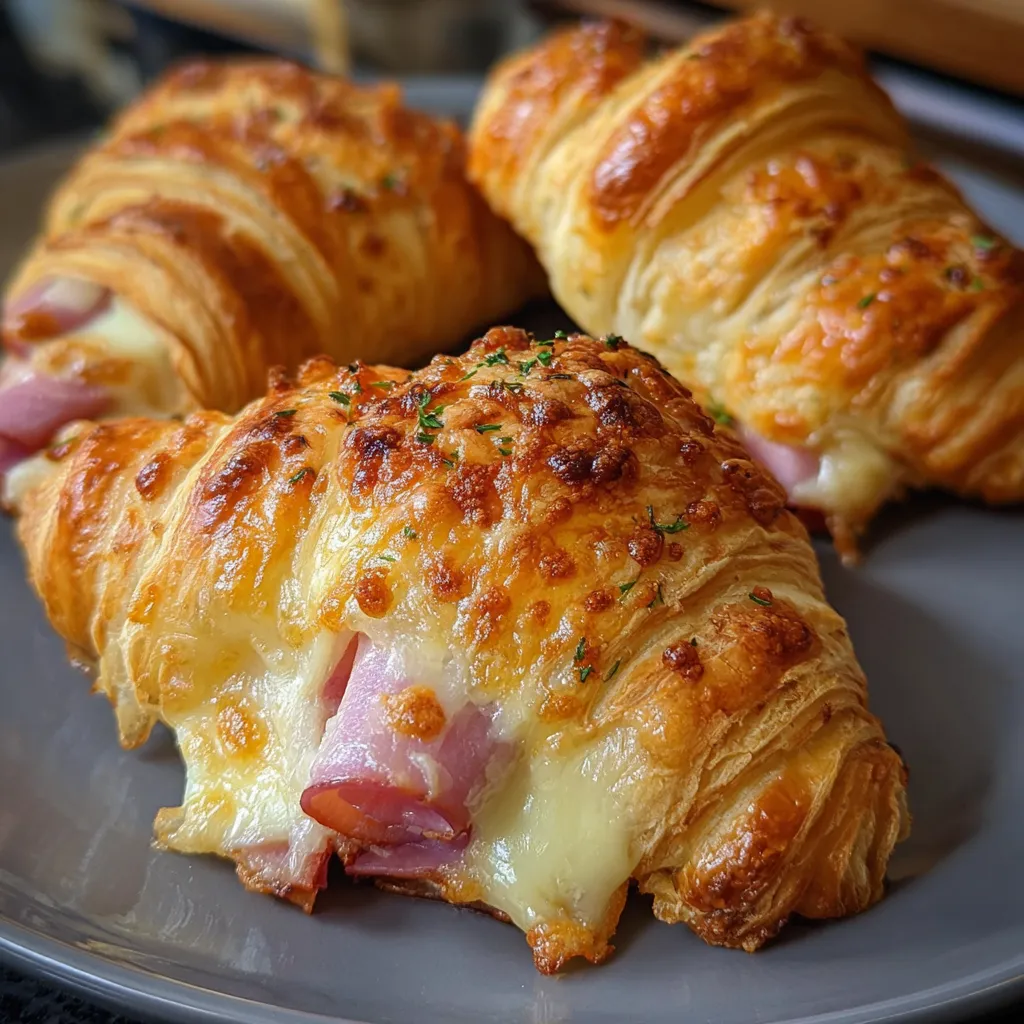 Ham Cheese Croissants