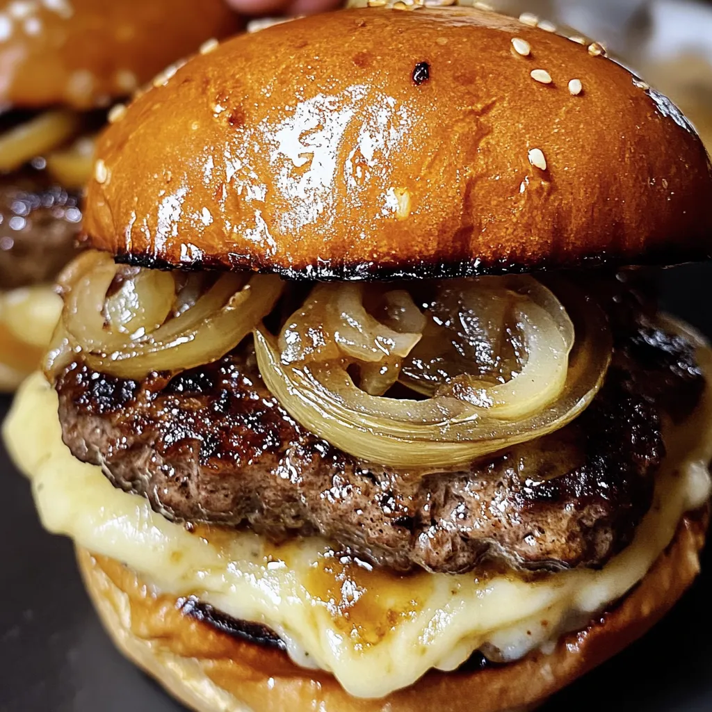 French Onion Burgers