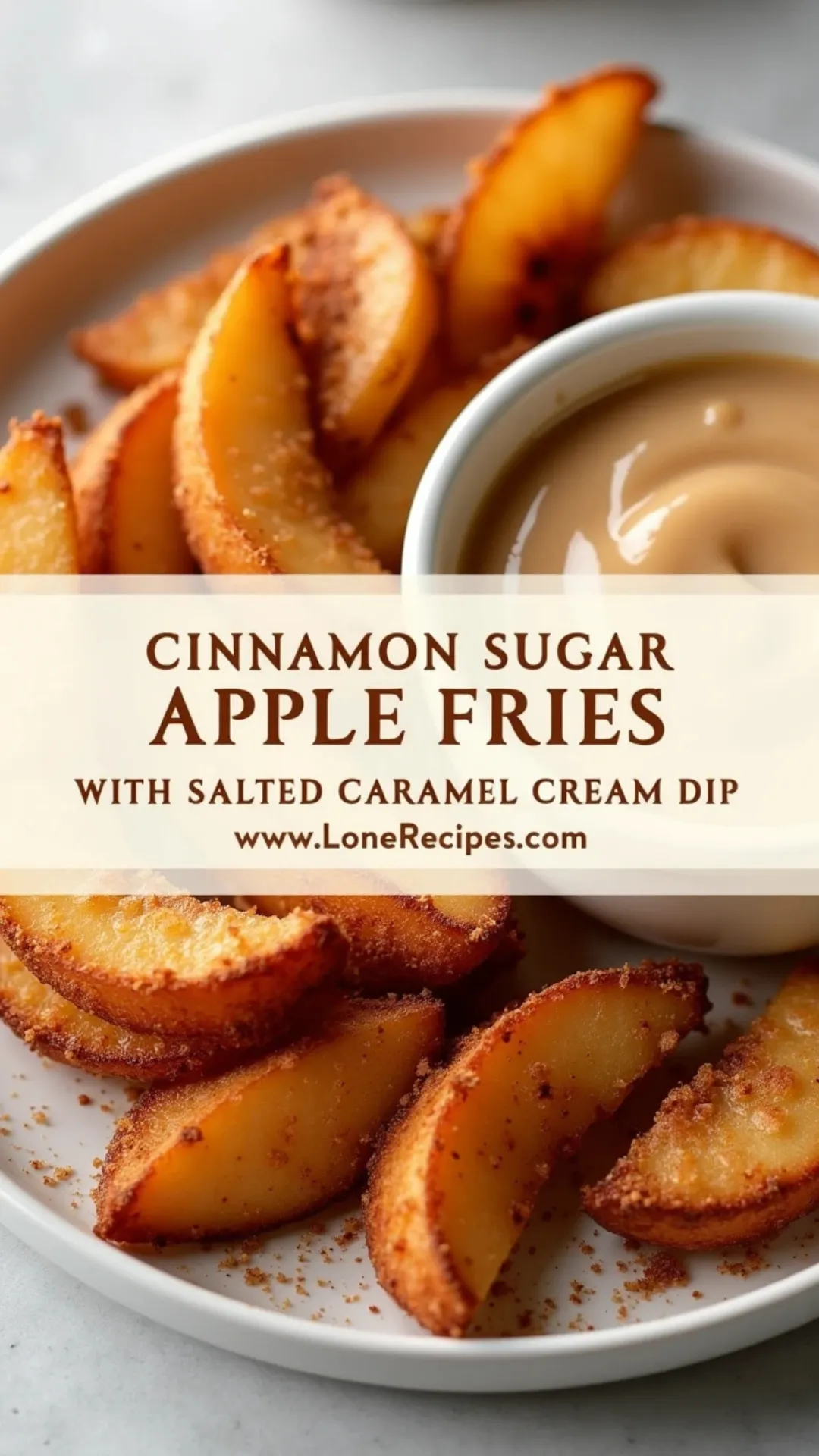 Apple Fries Caramel Dip