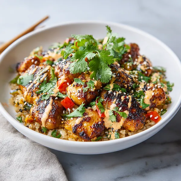 Spicy Chicken Rice Bowl
