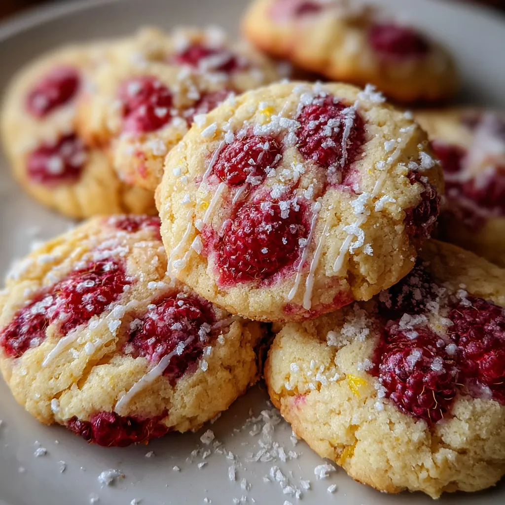Lemon Raspberry Cookies