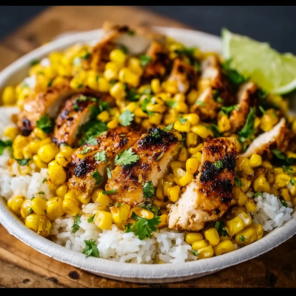 Street Corn Chicken Bowl