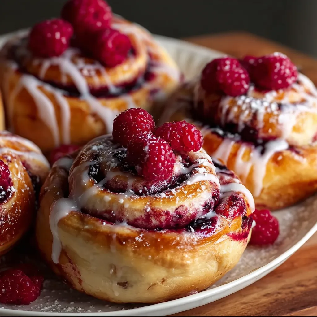 Raspberry Buns