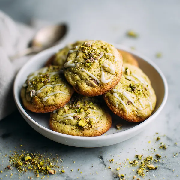 Pistachio Pudding Cookies