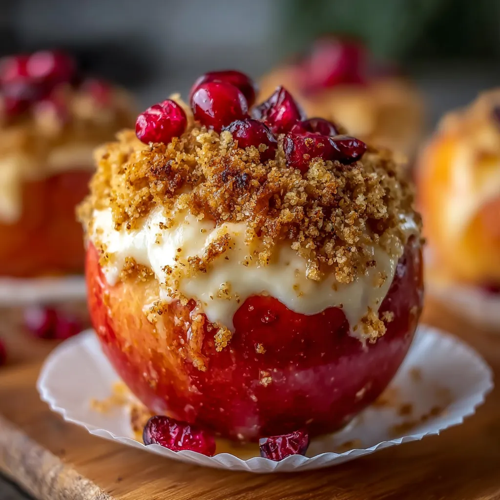 Cheesecake Stuffed Apples