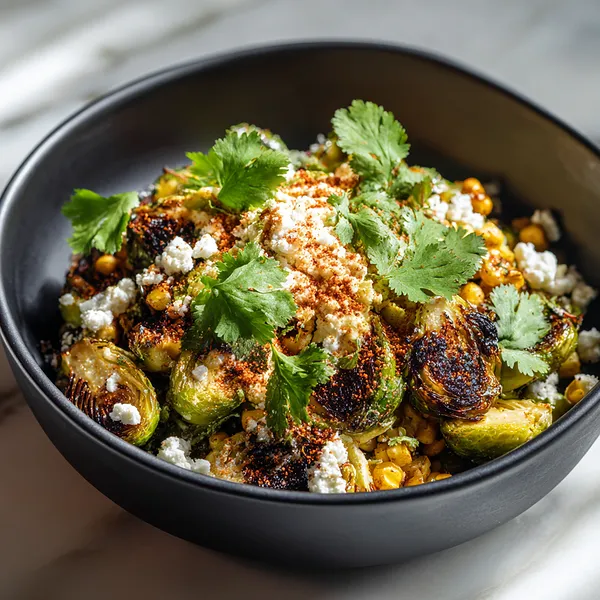 Elote Brussels Sprouts