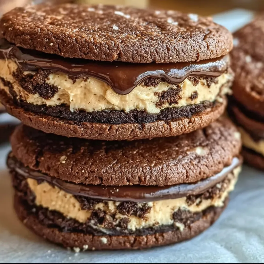 Brownie Cookie Sandwiches