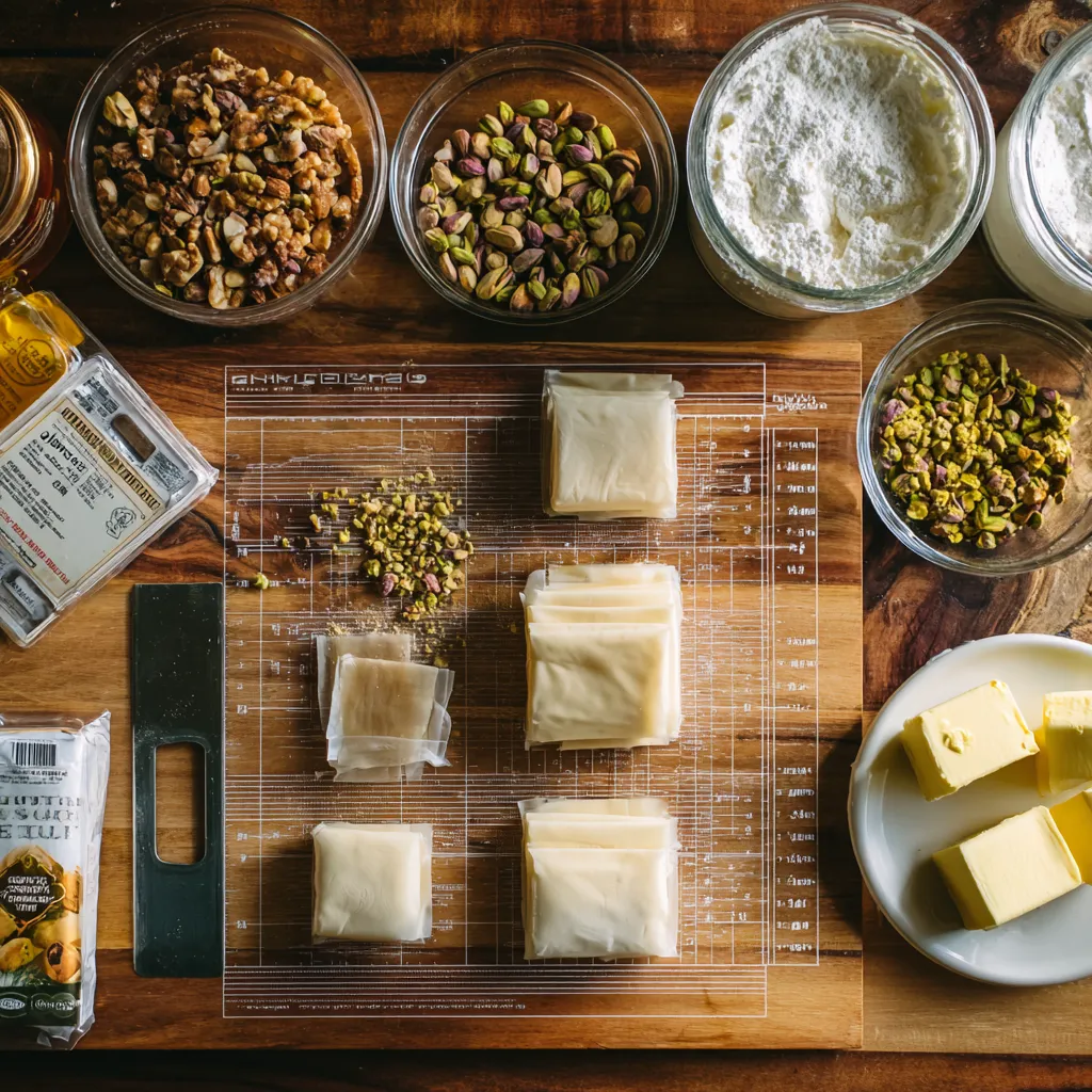 Baklava Cream Squares