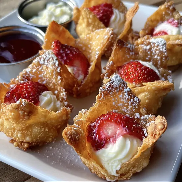 Strawberry Cream Cups