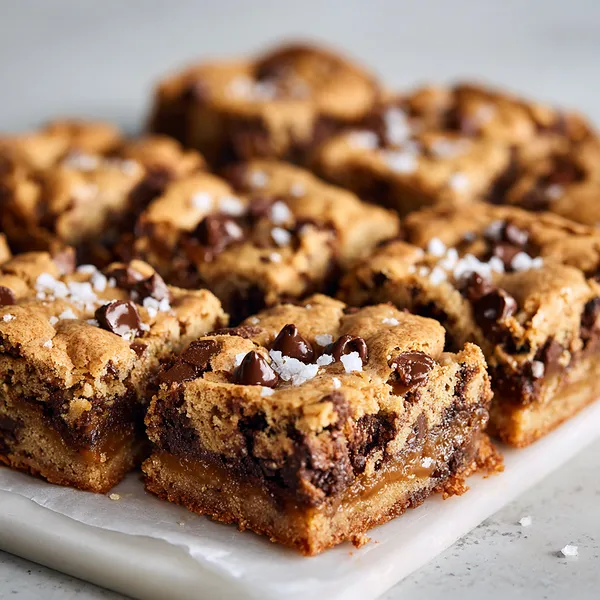 Salted Caramel Cookie Bars