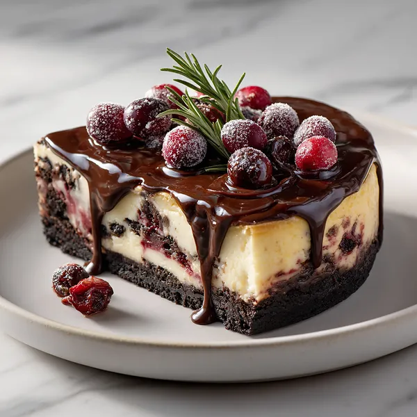 Cranberry Oreo Cheesecake