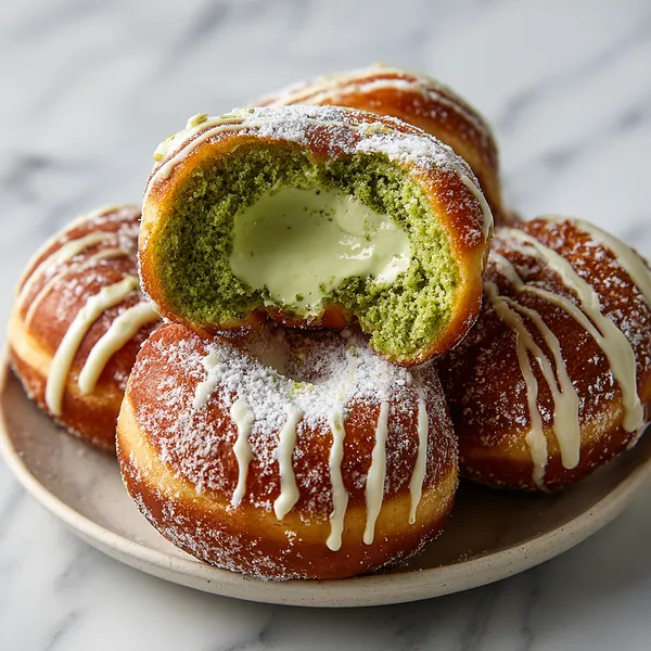 Pistachio Cream Donuts