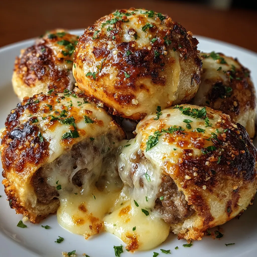 Cheeseburger Bombs