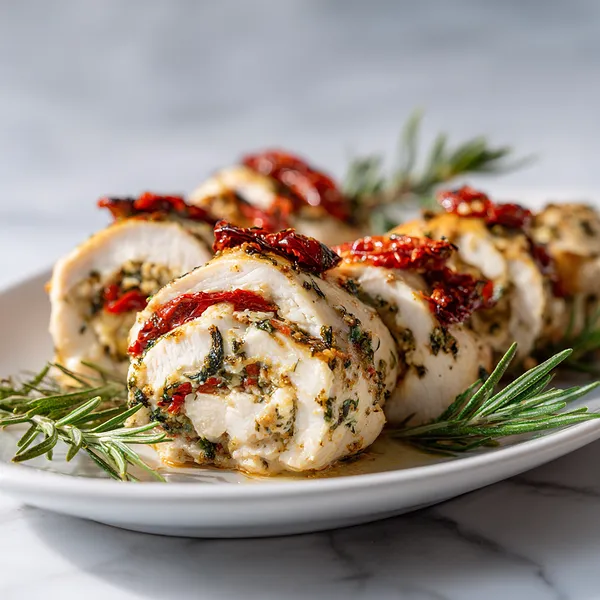 Tuscan Chicken Roulades