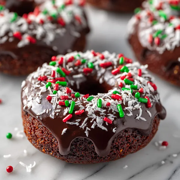 Dark Chocolate Donuts