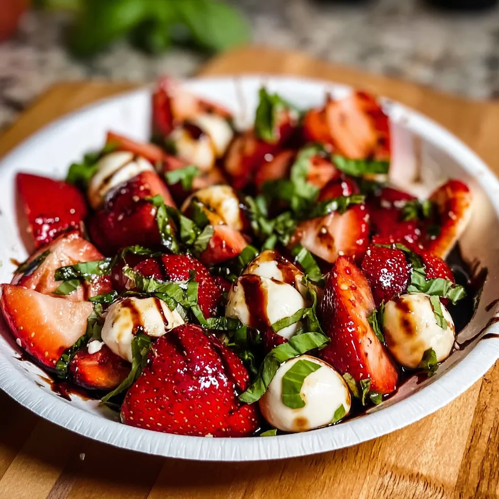 Strawberry Caprese Salad
