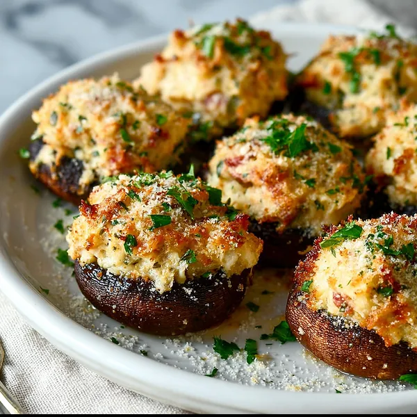 Crab Stuffed Mushrooms