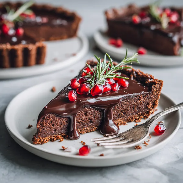 Chocolate Gingerbread Tart