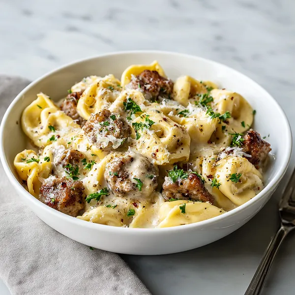 Creamy Sausage Tortellini