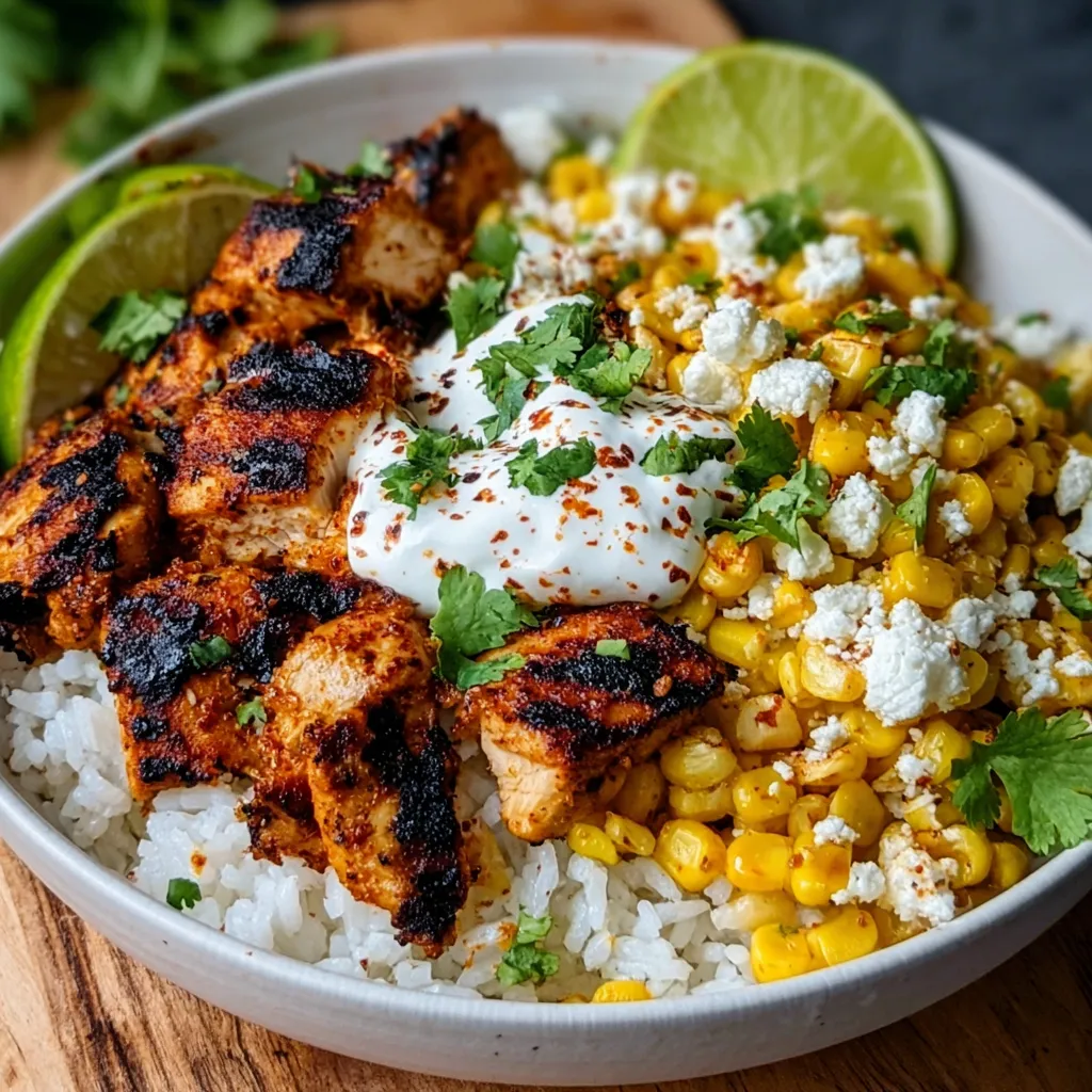 Street Corn Chicken Bowl