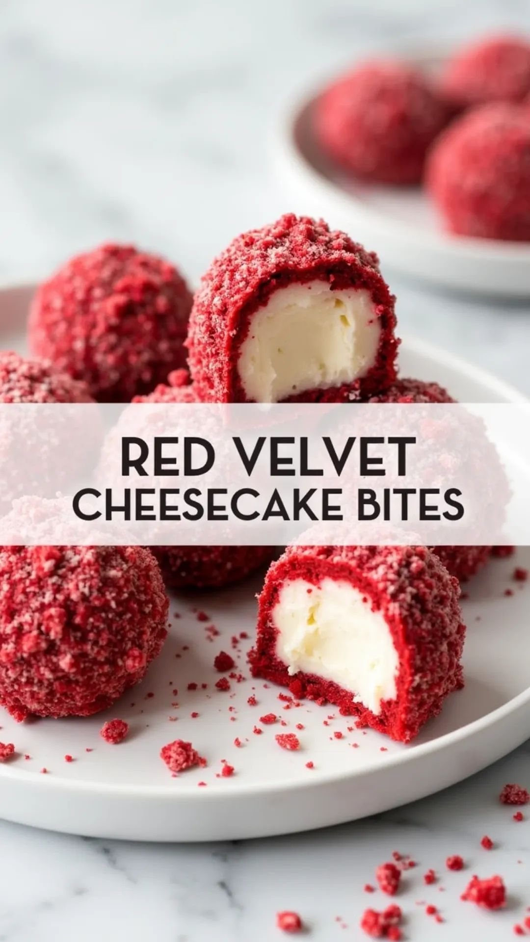 Delicious bite-sized red velvet desserts with cream cheese filling perfect for entertaining