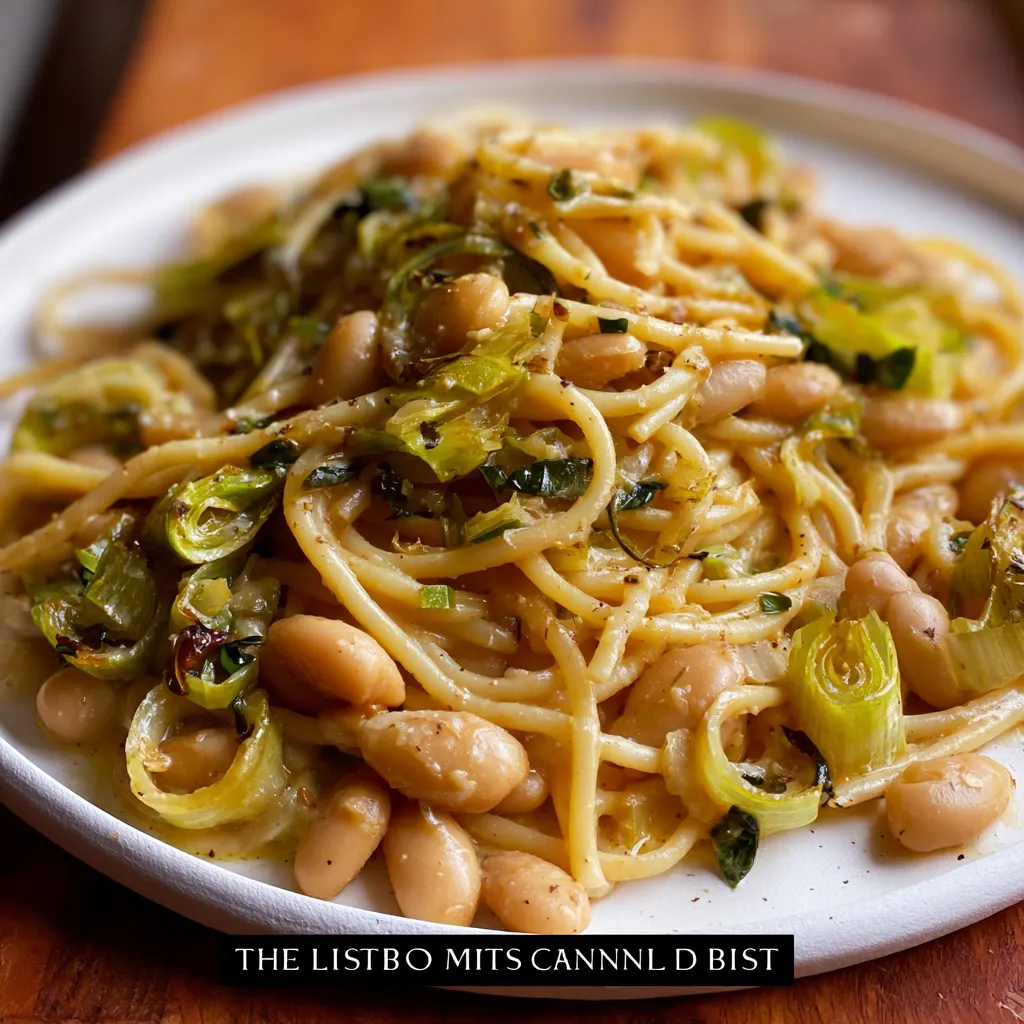 Miso Leek Pasta
