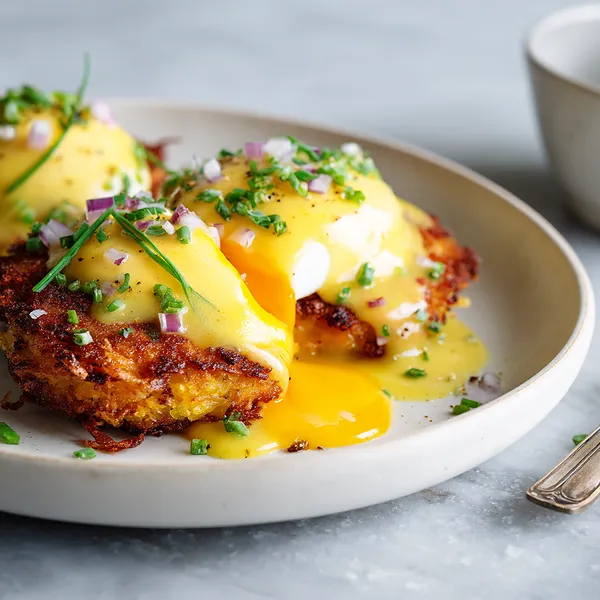 Latke Eggs Benedict