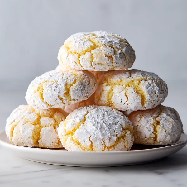 Lemon Crinkle Cookies