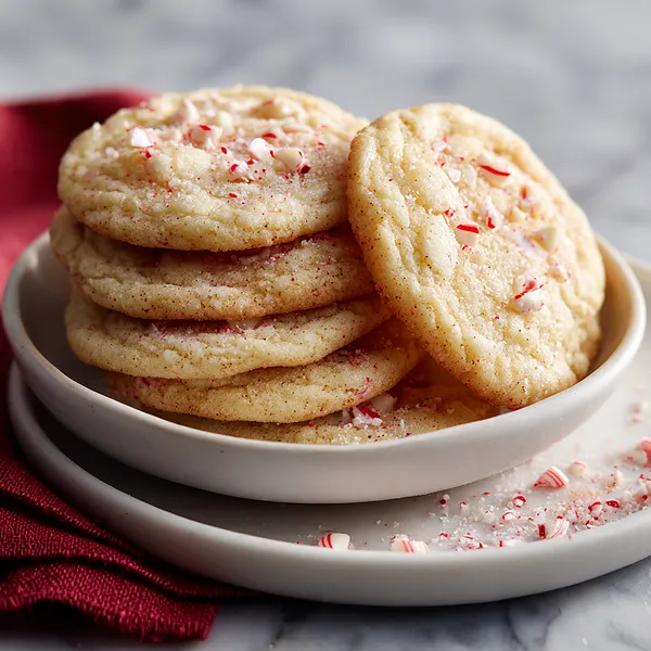 Peppermint White Chocolate Cookies