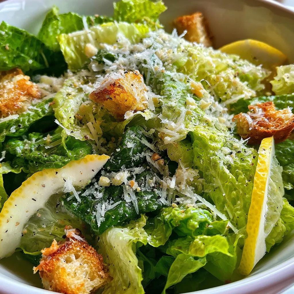 Lemon Parmesan Lettuce Salad