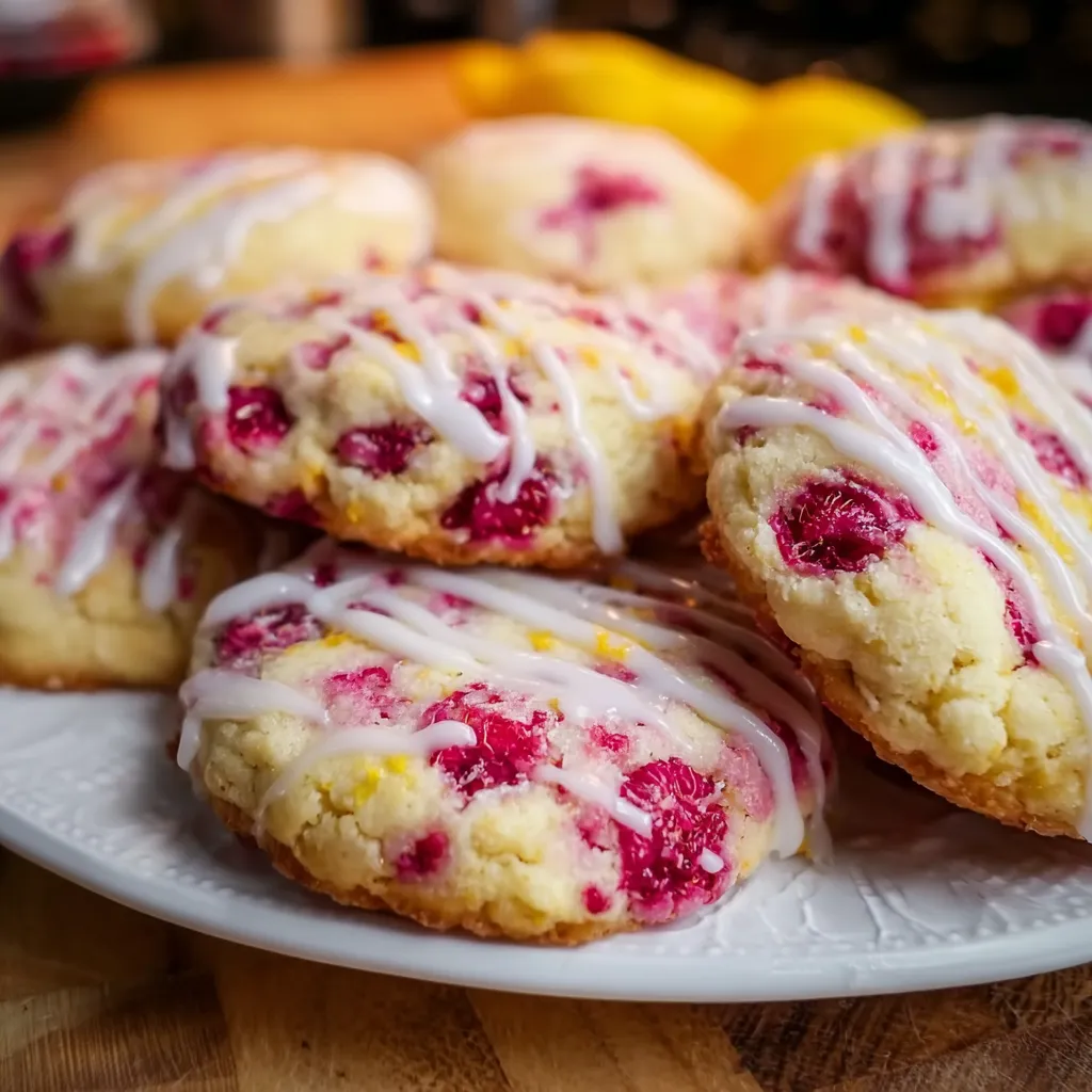 Lemon Raspberry Cookies