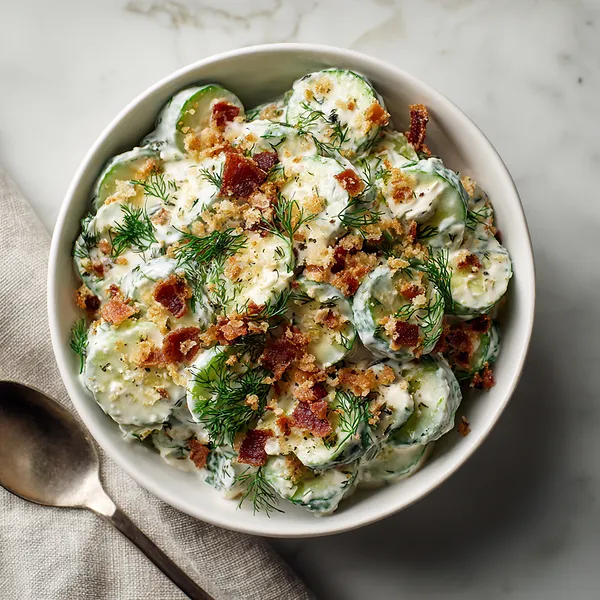 Loaded Cucumber Salad