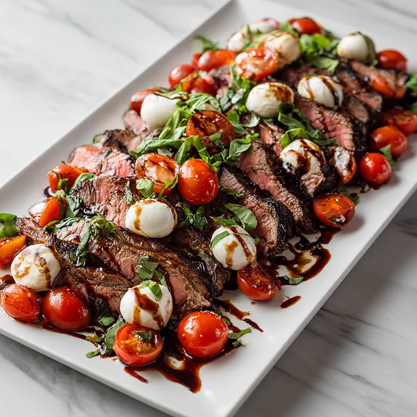 Caprese Steak Platter