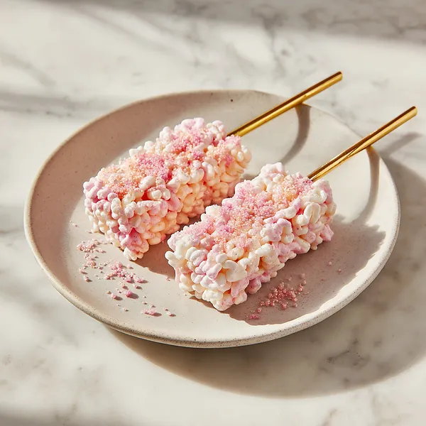 Pink Marshmallow Skewers