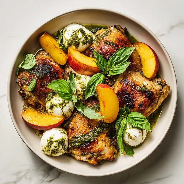 Pesto Peach Chicken