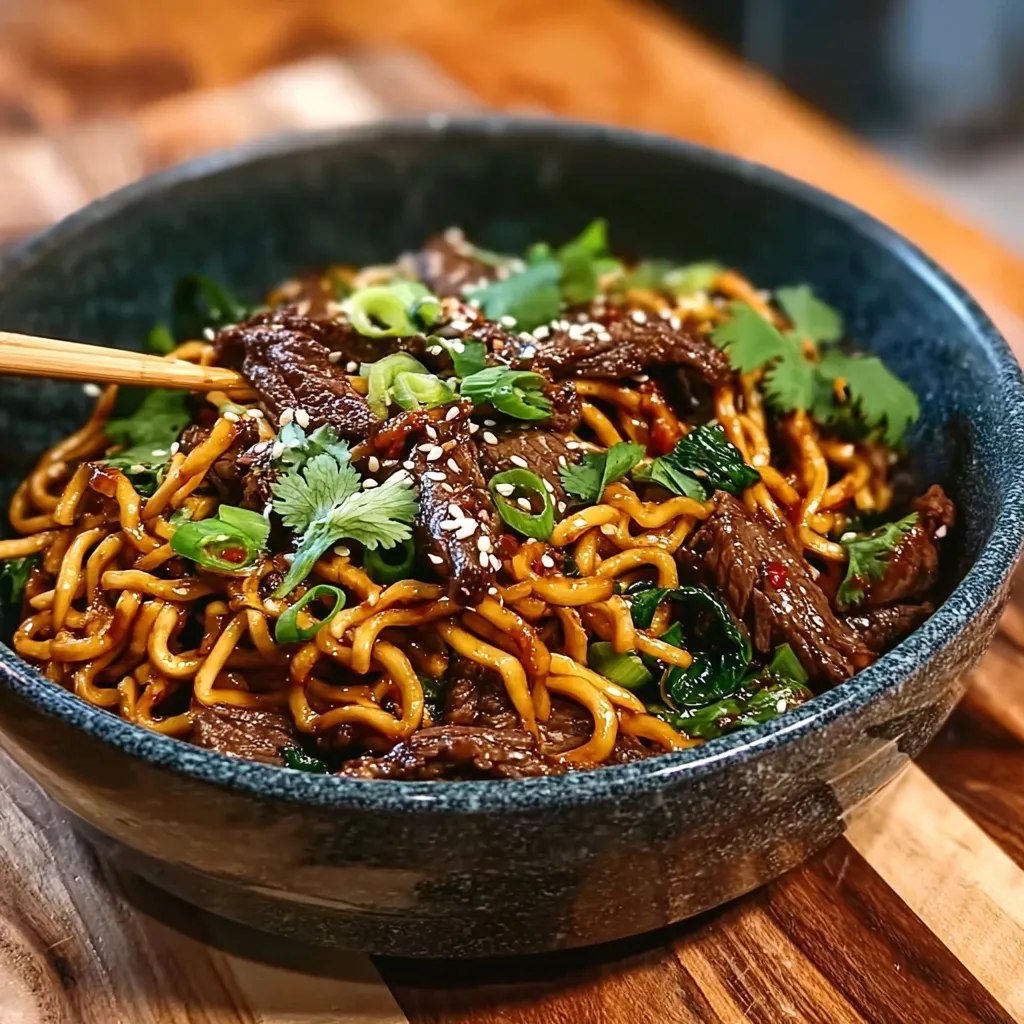 Hoisin Beef Noodles
