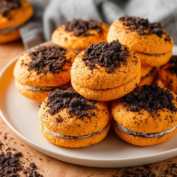 Orange Chocolate Macarons