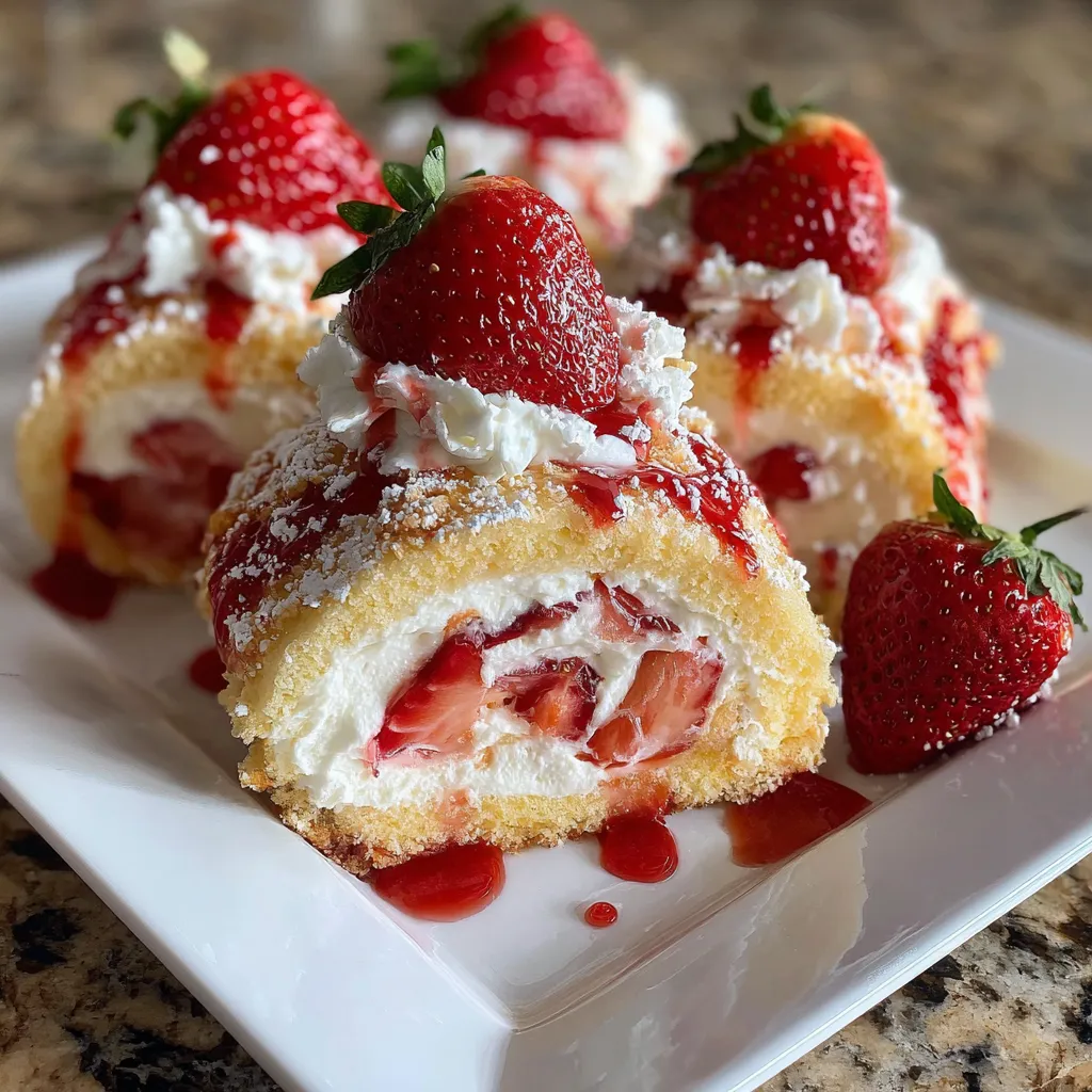 Strawberry Cheesecake Rolls