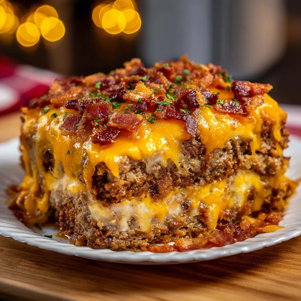 Cheesy Meatloaf Casserole